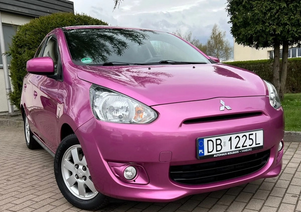 Mitsubishi Space Star cena 22500 przebieg: 99000, rok produkcji 2014 z Wałbrzych małe 301